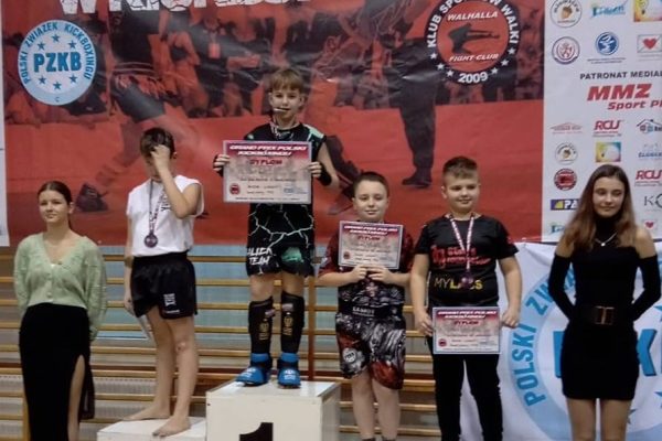 Zimowe Grand Prix Kickboxing Mińsk Mazowiecki Kick Light i Light Contact Kadet Junior