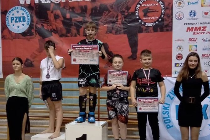 Zimowe Grand Prix Kickboxing Mińsk Mazowiecki Kick Light i Light Contact Kadet Junior